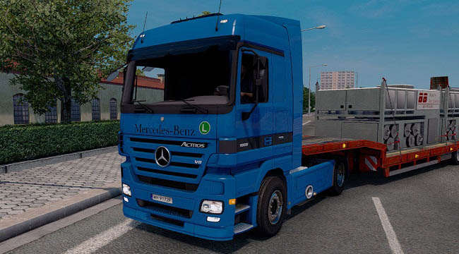 Мод тягач Mercedes MP2 v1.1 для ETS 2 (1.31-1.32)