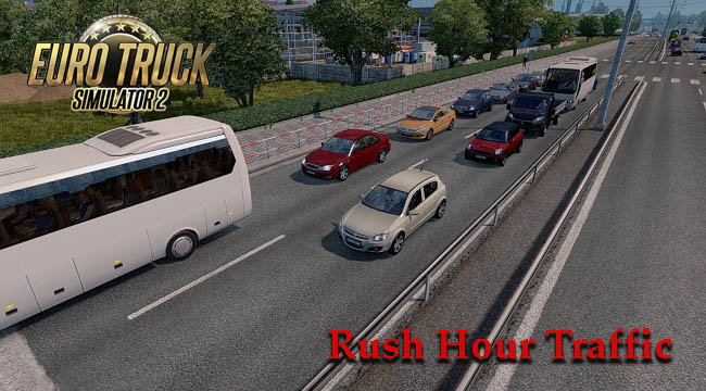 Мод Rush Hour Traffic v1.0 для ETS 2 (1.31)