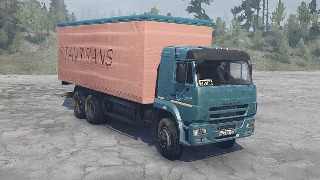 Мод самосвал Камаз-65115 v1.0 для ST: MudRunner