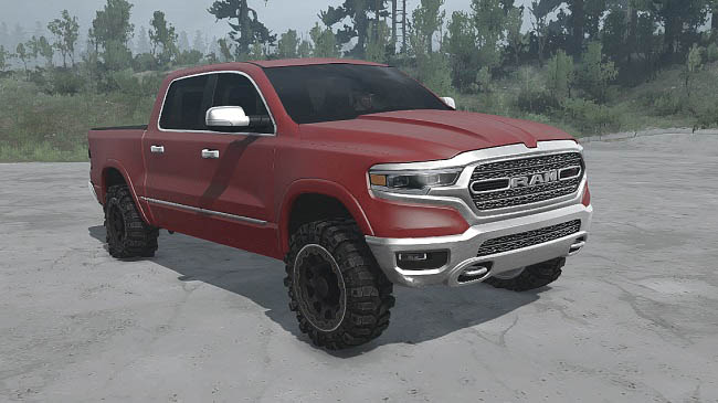 Мод Dodge Ram 1500 2019 для ST: MudRunner